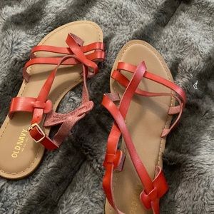 Old Navy Red Sandals